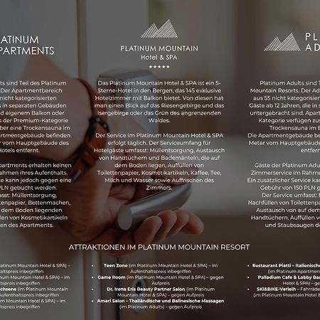 Platinum Mountain Hotel&Spa Szklarska Poreba Dış mekan fotoğraf Brochure